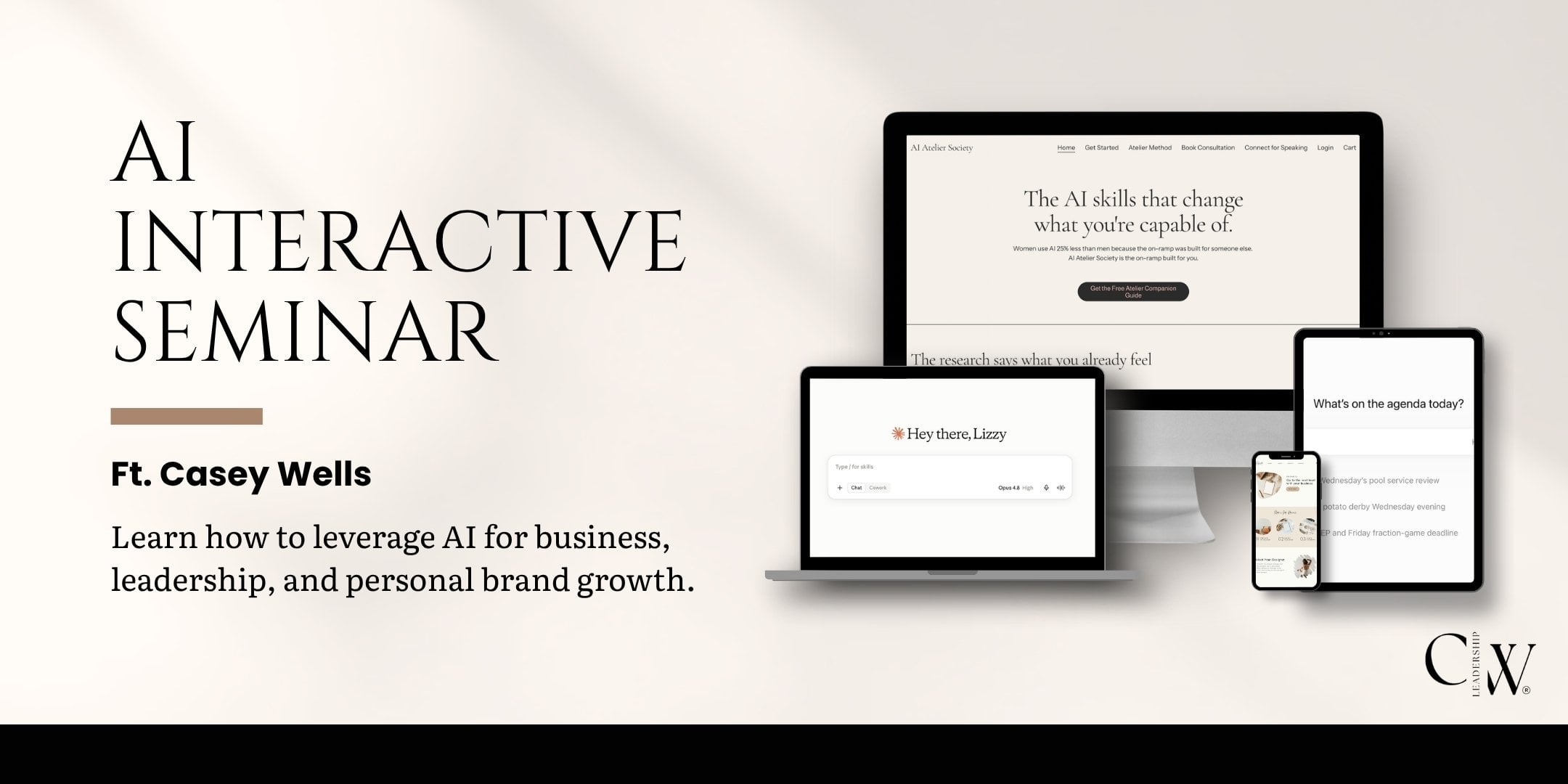 AI Interactive Seminar featuring Casey Wells